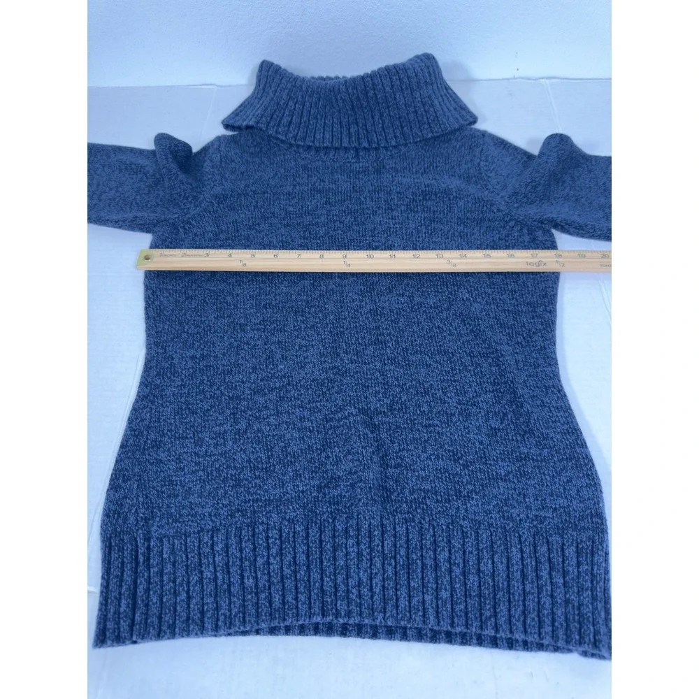 Lauren Jeans Co Ralph‎ Lauren Cowl Neck Sweater Blue  Womens M Prep Coastal lUX